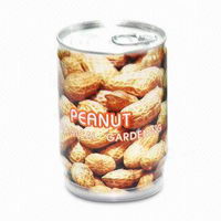 Reklamné arašidy v plechovke s potlačou