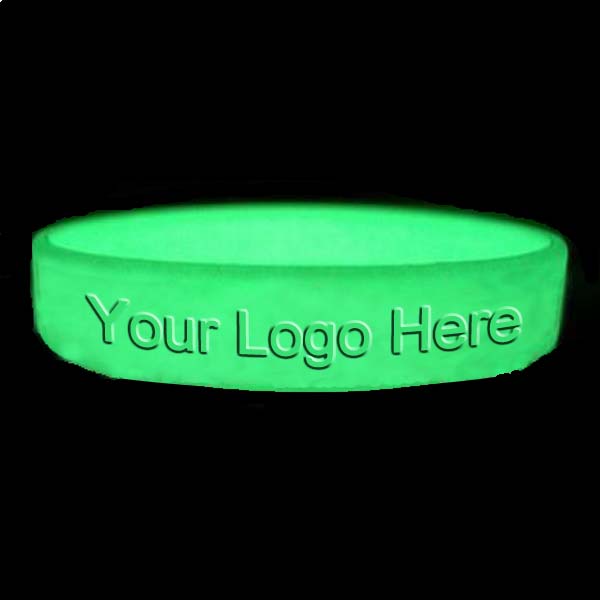 Glowing in the Dark Silicone Bracelets 