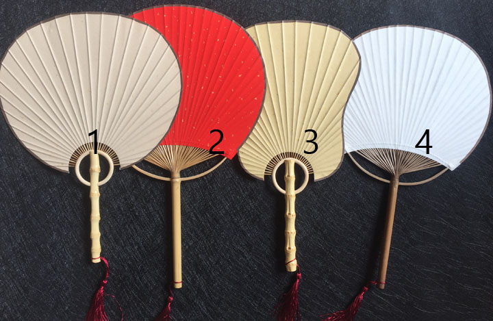 Custom Japanese Wedding Invitation Hand Fan 