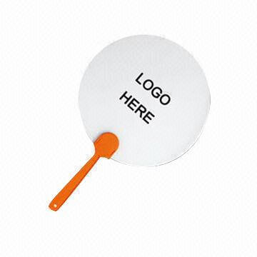 Promotional Plastic Hand Fan with Logo