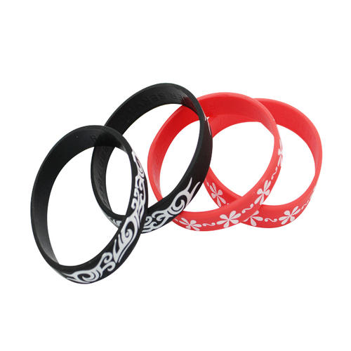 Printed Silicone Bracelets