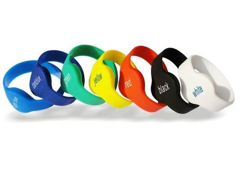 The Colorful Choices of a RFID wristband
