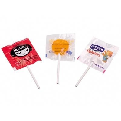 Small customized promo lollipop.
